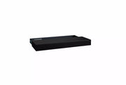 Black sliders Wall shelf with integrated secret compartment