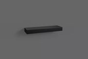 Black sliders Wall shelf with integrated secret compartment