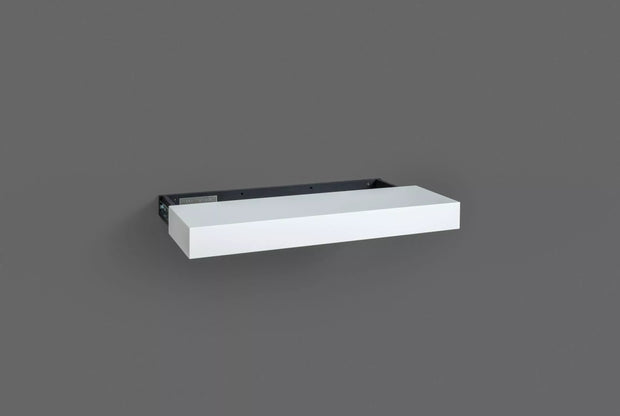 Slider white Wall shelf with integrated secret compartment